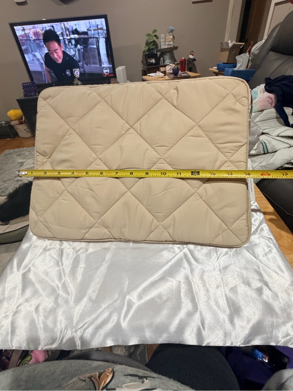 Computer case Quilted Cream bundle - Picture 6 of 8